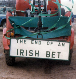 End of an Irish Bet